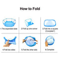 Folding Transparent Pet Tent Cage Portable Pet Playpen Outdoor Indoor Exercise Fence for Cat Dog Rabbit Hamster Guinea Pig