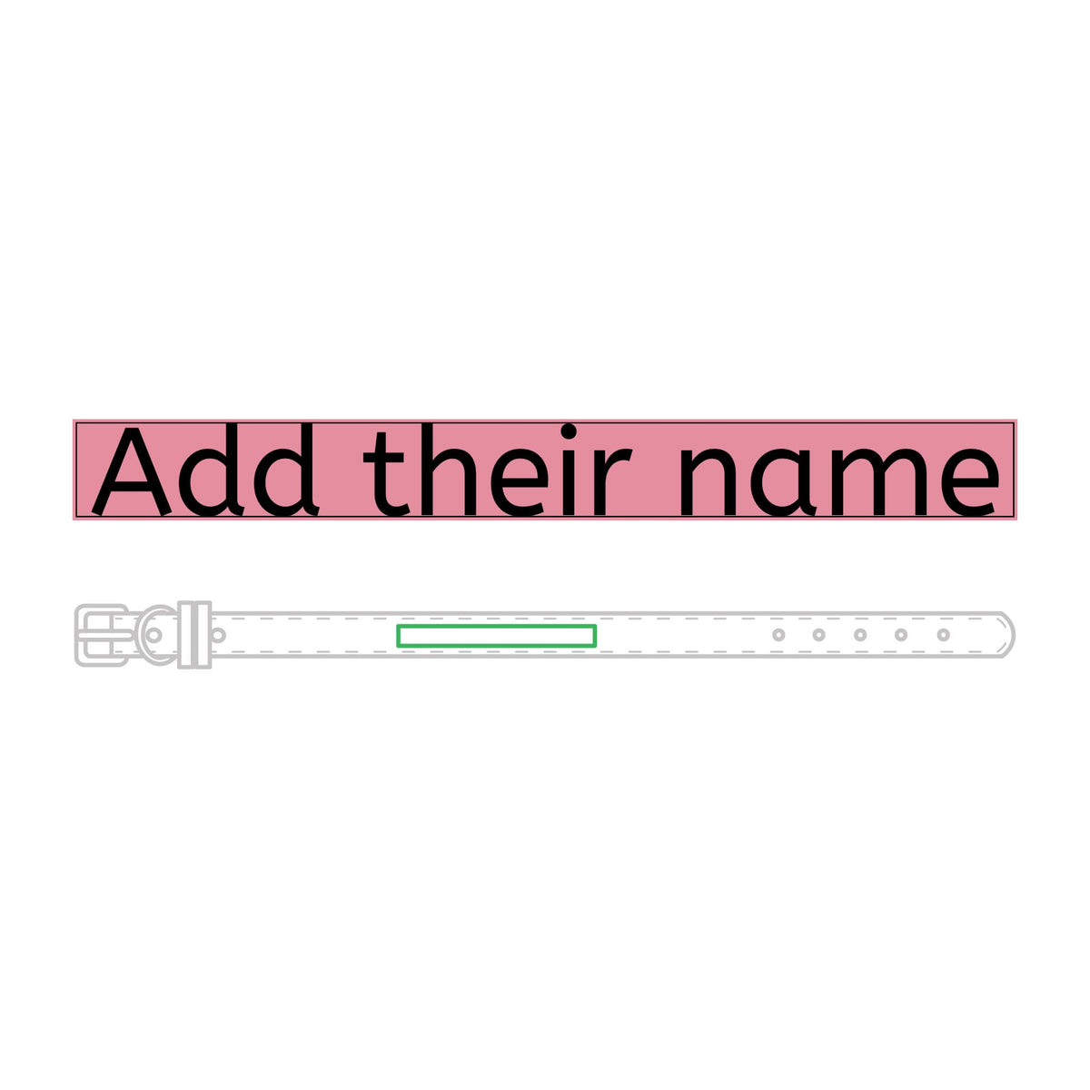 Engraved Leather Pet Collar — Personalized Name Tag