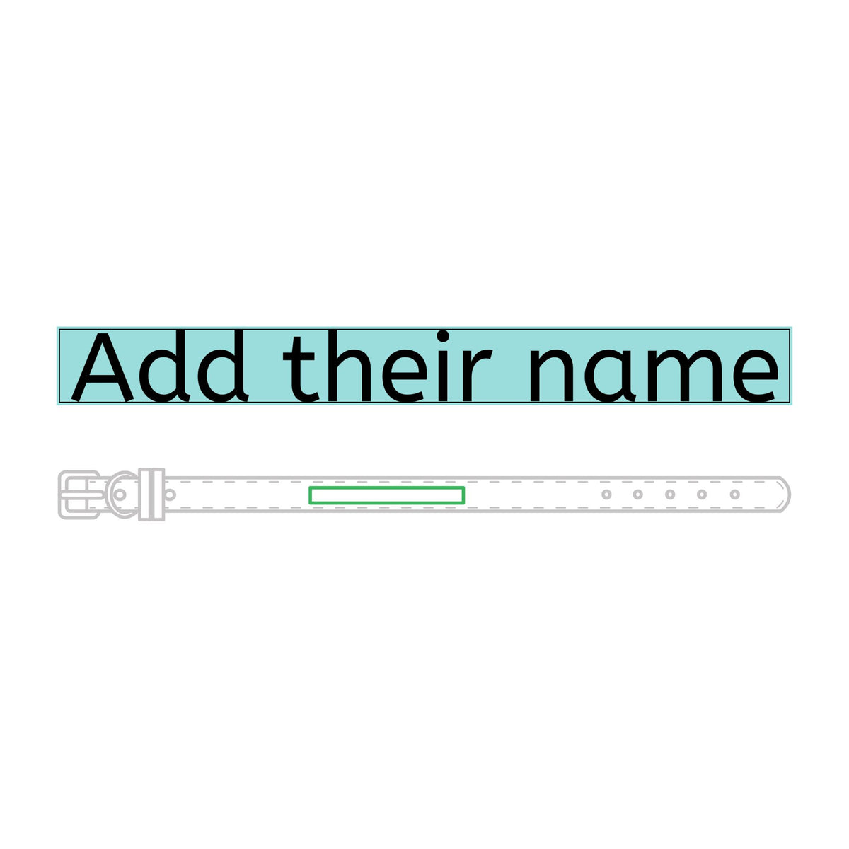 Engraved Leather Pet Collar — Personalized Name Tag