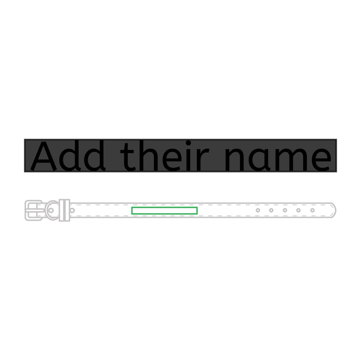 Engraved Leather Pet Collar — Personalized Name Tag