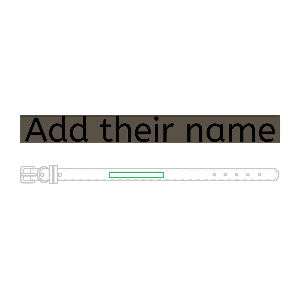 Engraved Leather Pet Collar — Personalized Name Tag