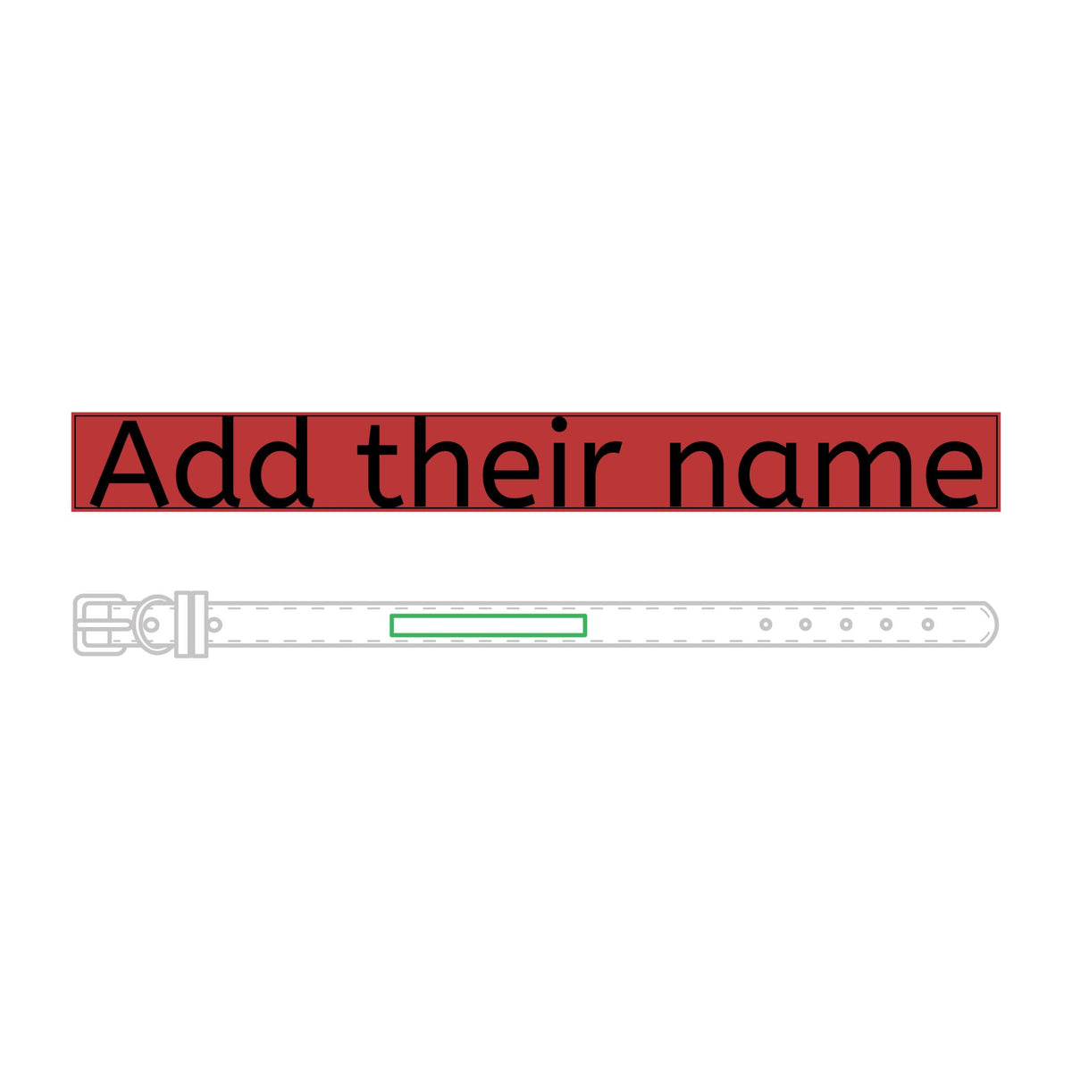Engraved Leather Pet Collar — Personalized Name Tag