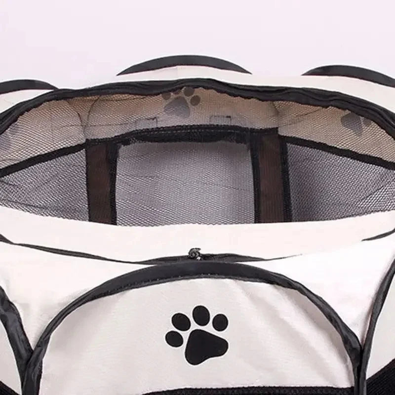 Portable & Foldable Octagonal Pet Playpen Kennel Tent - Easy to Assemble Outdoor Shelter for Large Dogs and Cats