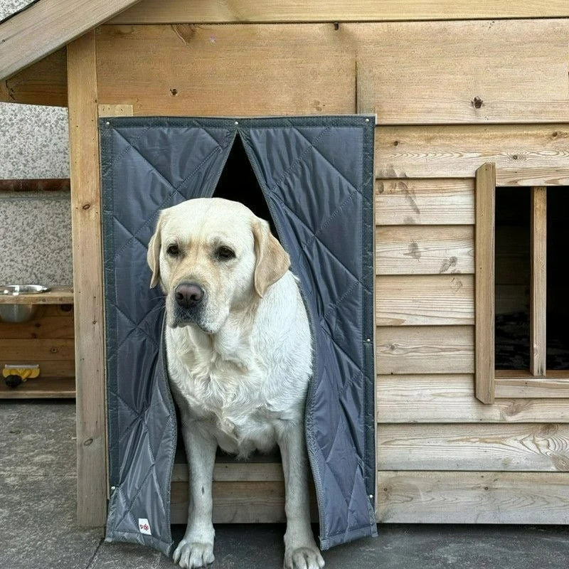 Winter Pet Warm Cotton Door Curtain Stray Dog House Cat Nest Cold Proof Thickened Waterproof Rain and Snow Outdoor Large Kennel