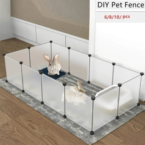 Enclos modulable et pliable pour petits animaux