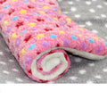 Cozy flannel pet mat