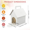 24Pcs Foldable Dog Party Favors Boxes Cute Empty House Shaped Gift Box Adopt A Puppy Party Favors Kid Stuffed Dogs Birthday Gift