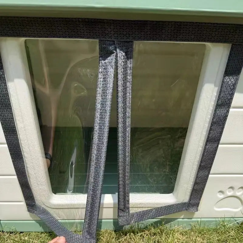 Winter Pet Warm Cotton Door Curtain Stray Dog House Cat Nest Cold Proof Thickened Waterproof Rain and Snow Outdoor Large Kennel