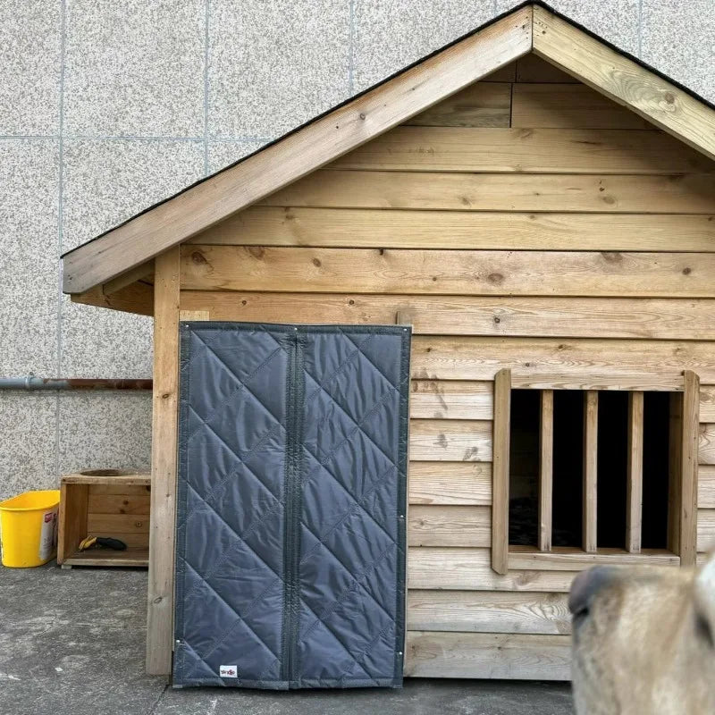 Winter Pet Warm Cotton Door Curtain Stray Dog House Cat Nest Cold Proof Thickened Waterproof Rain and Snow Outdoor Large Kennel